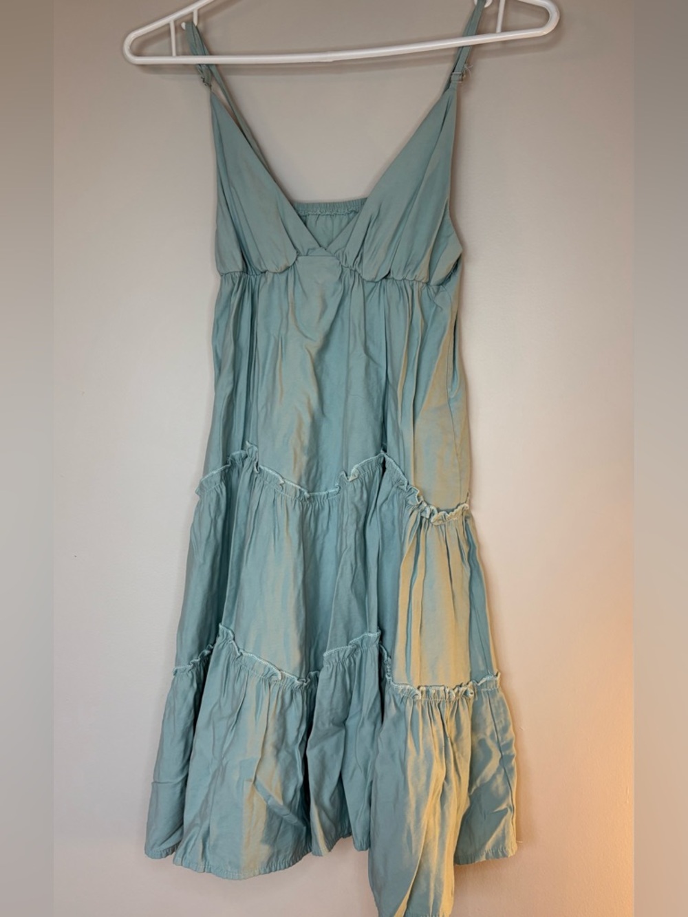 Teal Light Blue Mini Dress